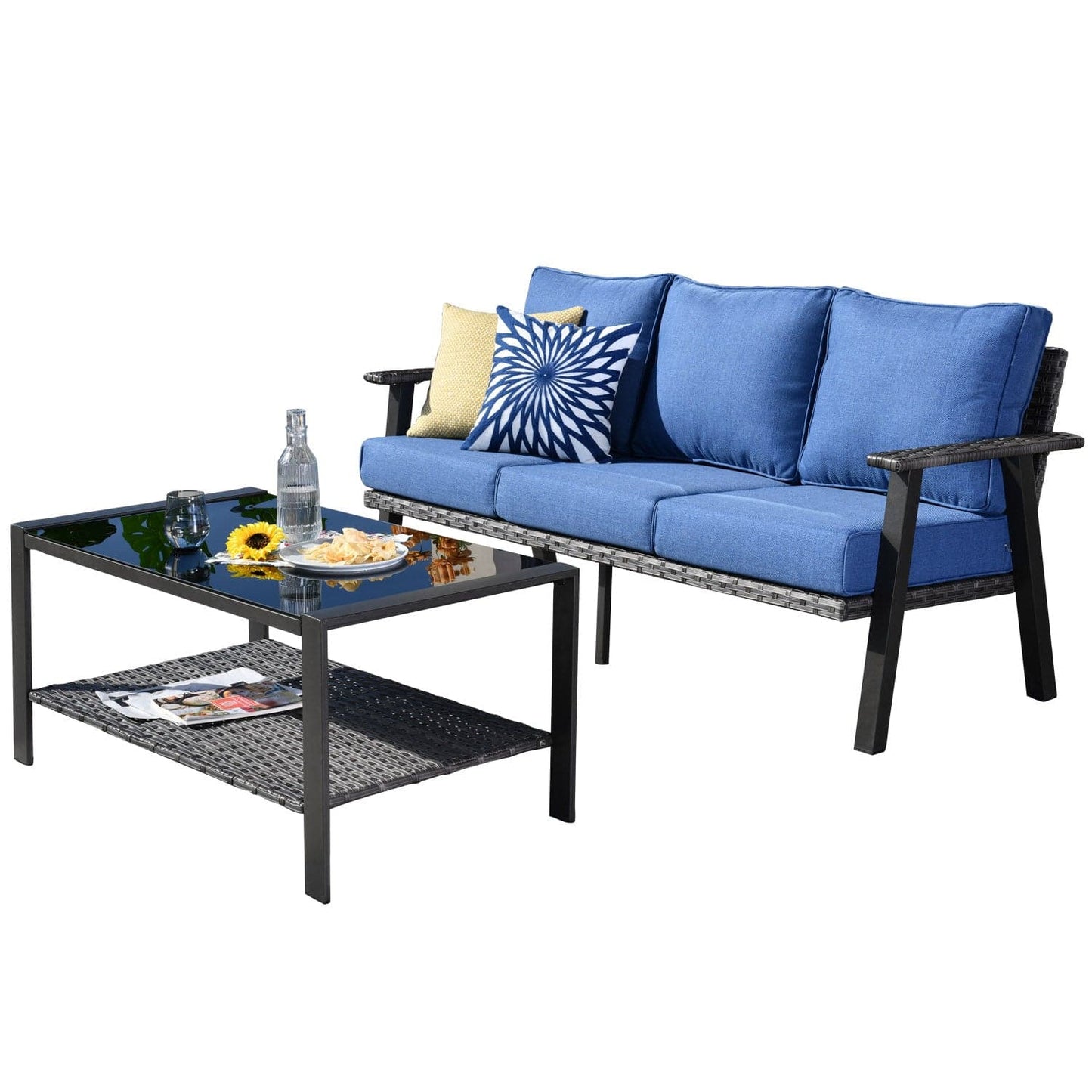 Xizzi Factory Direct Wholesale All Weather 2 Piece Bistro Set On Sale