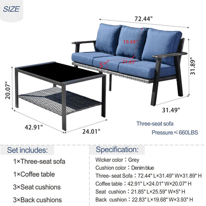 Xizzi Factory Direct Wholesale All Weather 2 Piece Bistro Set On Sale