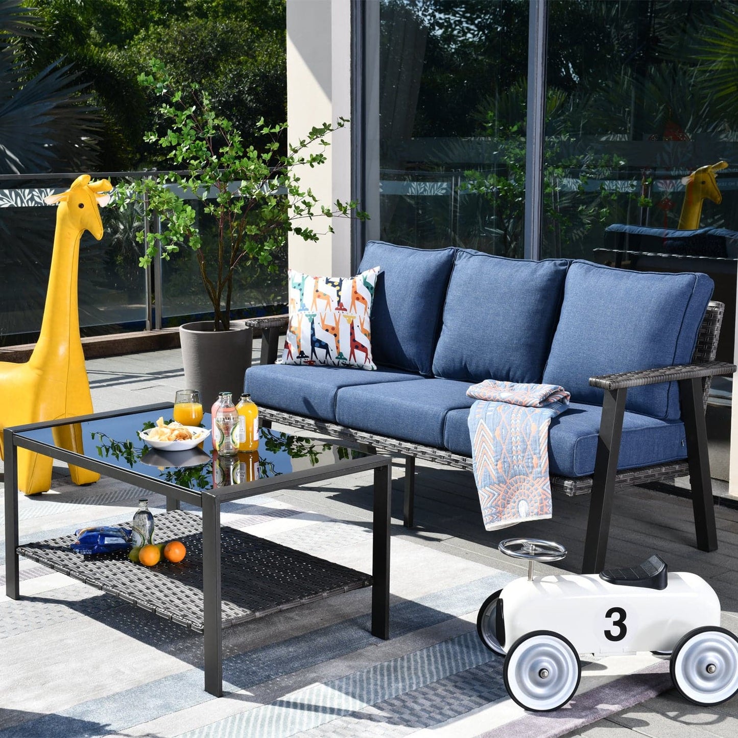 Xizzi Factory Direct Wholesale All Weather 2 Piece Bistro Set On Sale