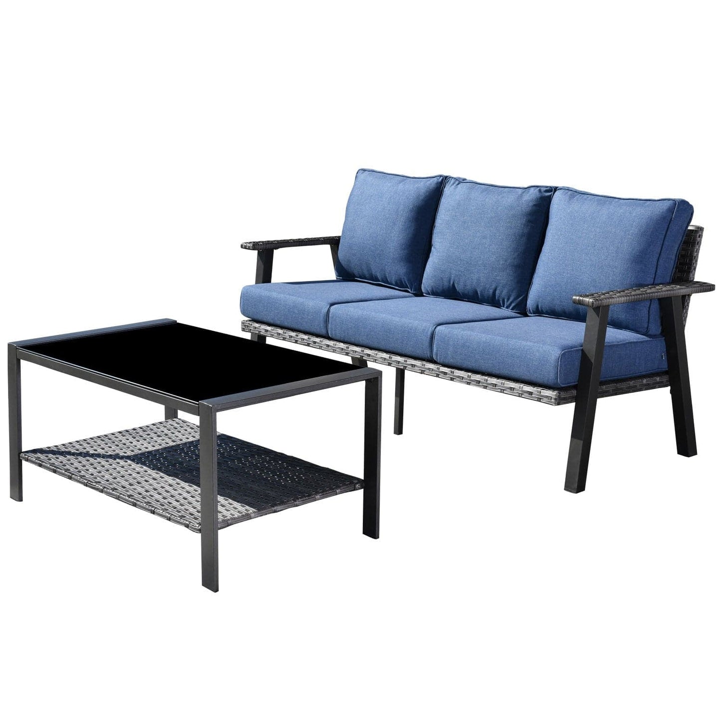Xizzi Factory Direct Wholesale All Weather 2 Piece Bistro Set On Sale