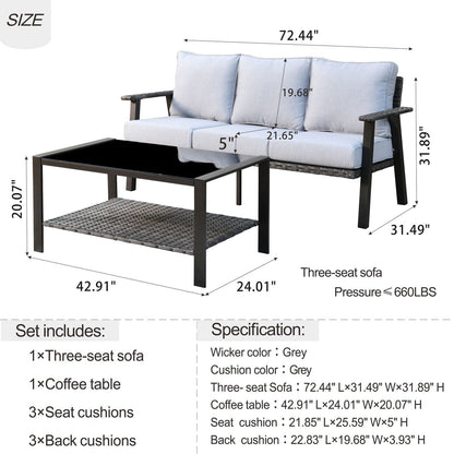 Xizzi Factory Direct Wholesale All Weather 2 Piece Bistro Set On Sale