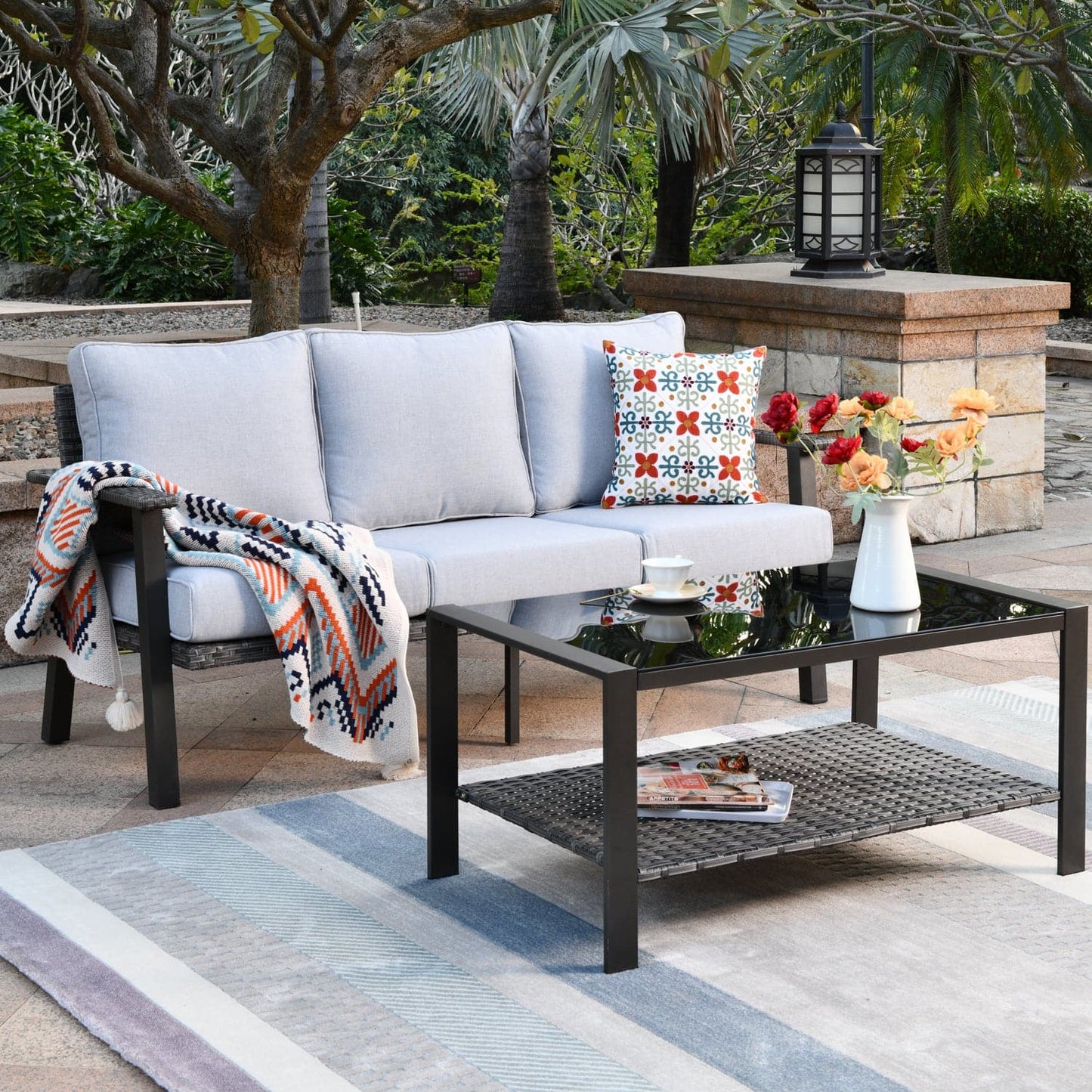 Xizzi Factory Direct Wholesale All Weather 2 Piece Bistro Set On Sale