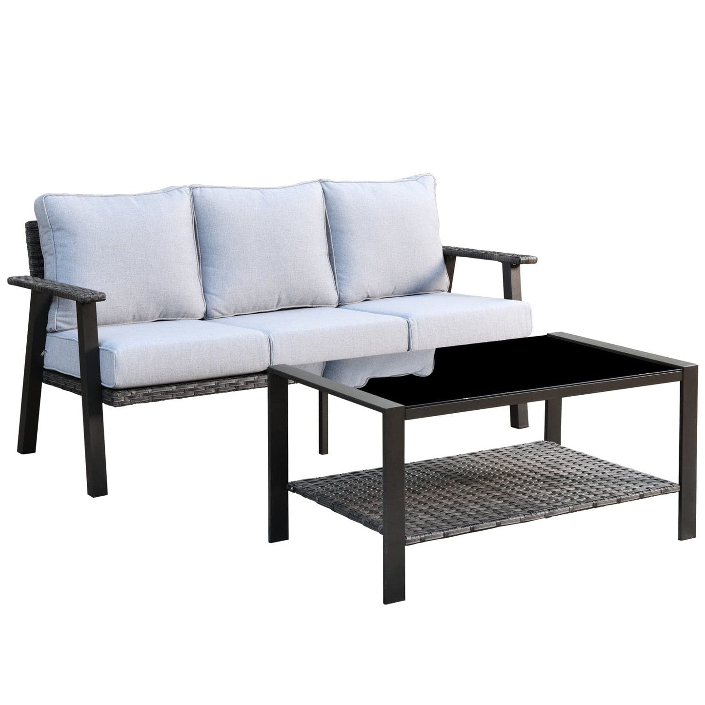 Xizzi Factory Direct Wholesale All Weather 2 Piece Bistro Set On Sale