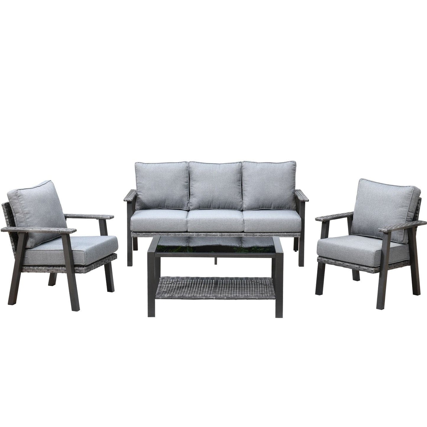 Xizzi Factory Direct Furniture patio 4 piece set Metal Bistro Set