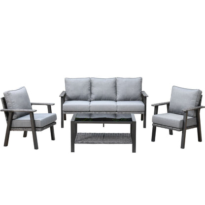 Xizzi Factory Direct Furniture patio 4 piece set Metal Bistro Set