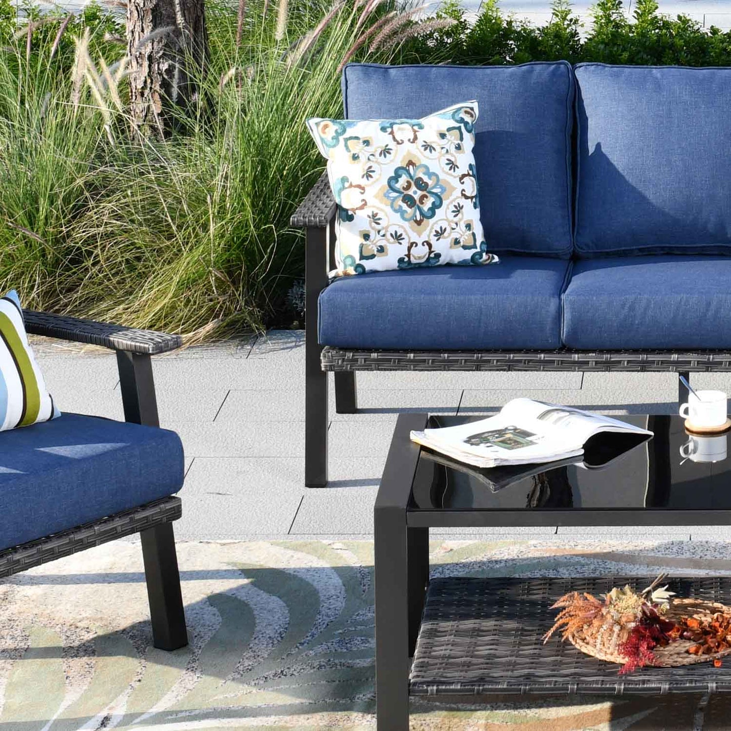 Xizzi Factory Direct Furniture patio 4 piece set Metal Bistro Set