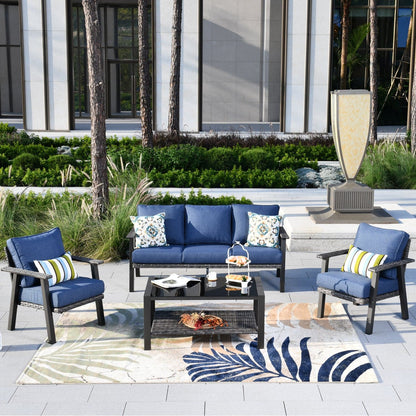 Xizzi Factory Direct Furniture patio 4 piece set Metal Bistro Set