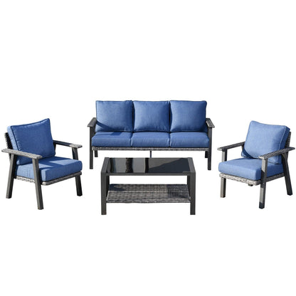 Xizzi Factory Direct Furniture patio 4 piece set Metal Bistro Set