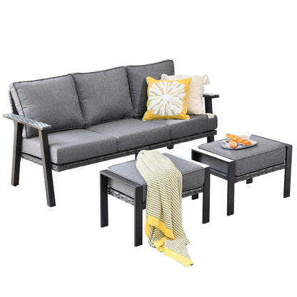 Xizzi Factory Direct Patio Furniture 5 Piece Outdoor Wicker Set Top Brand
