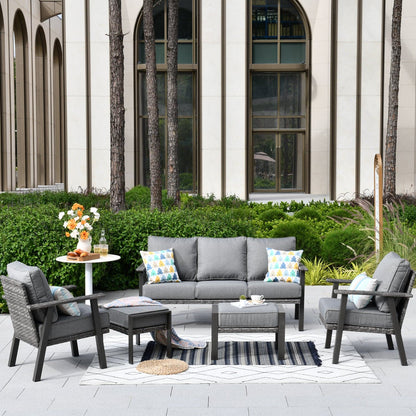 Xizzi Factory Direct Patio Furniture 5 Piece Outdoor Wicker Set Top Brand
