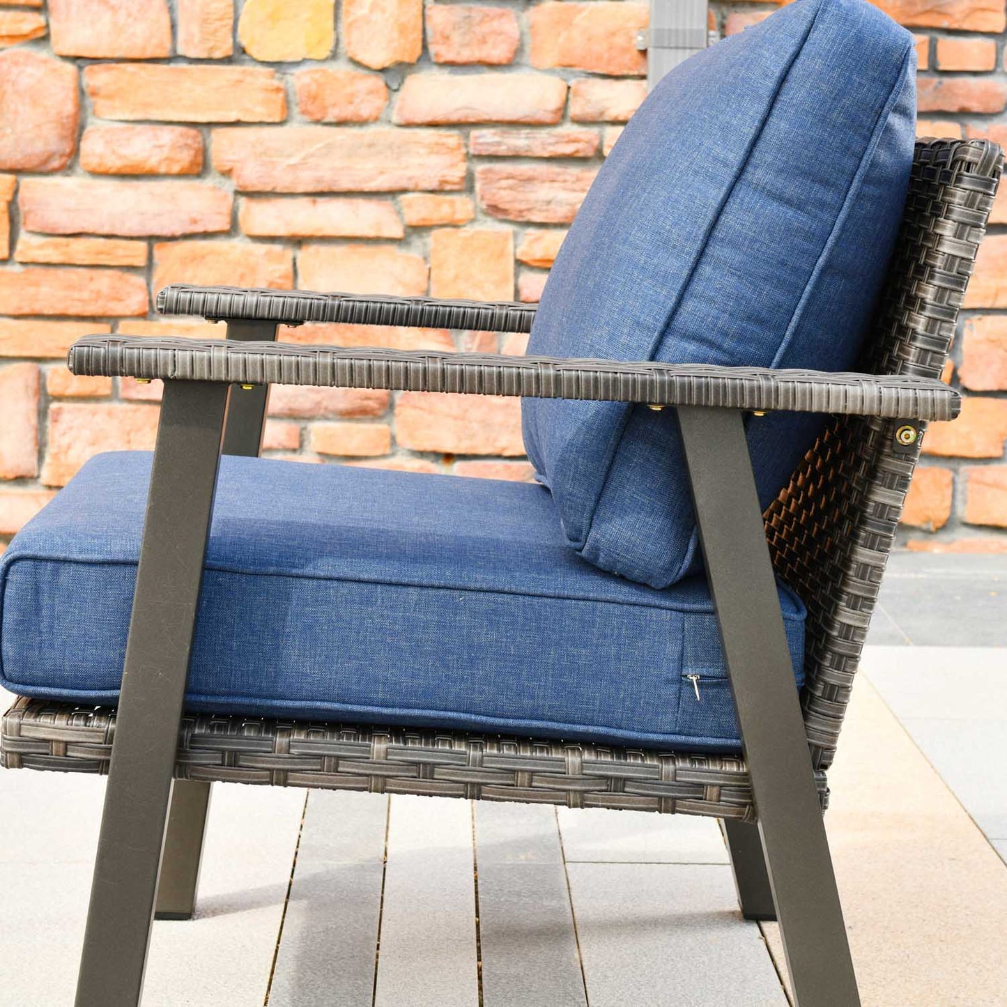 Xizzi Factory Direct Patio Furniture 5 Piece Outdoor Wicker Set Top Brand