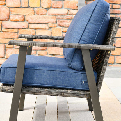 Xizzi Factory Direct Patio Furniture 5 Piece Outdoor Wicker Set Top Brand