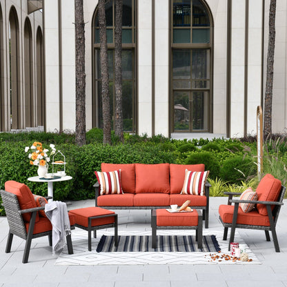 Xizzi Factory Direct Patio Furniture 5 Piece Outdoor Wicker Set Top Brand
